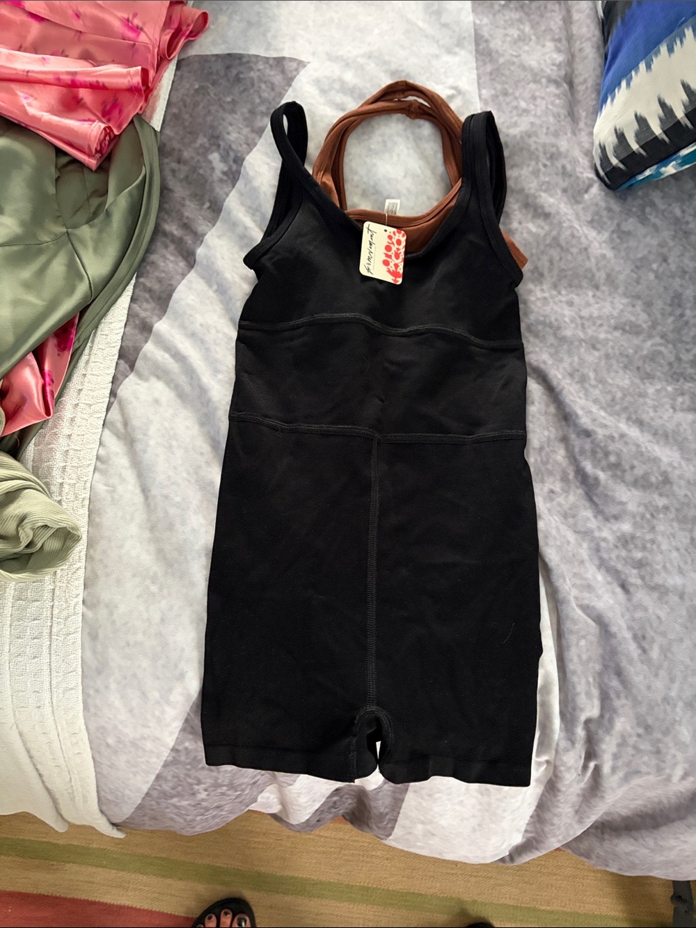 FP Black Tank-Style Romper